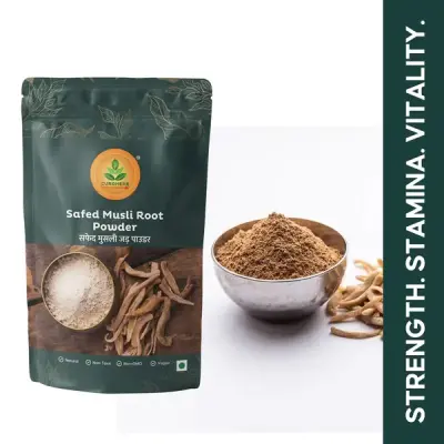 Safed Musli Root Powder  Strength & Vitality  CuroHerb